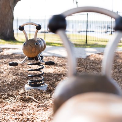 playground at waterfront park